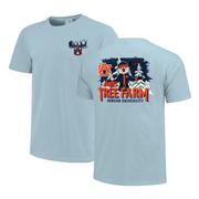 Auburn Aubie Claus Tree Farm Comfort Colors Tee